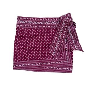Isabel Marant Dark Red Patterned Skirt